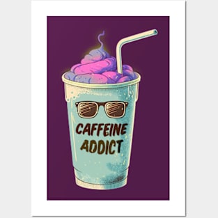 Caffeine Addict Posters and Art